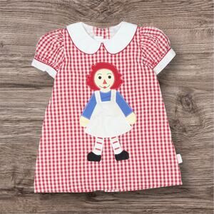 Posh Pickle Raggedy Ann Plaid Dress